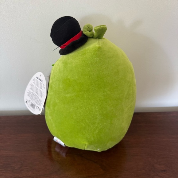 NWT Squishmallows 8" Charles the Pickle with Heart Monocle - Picture 5 of 6